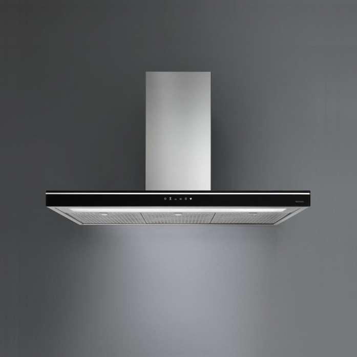 Островная вытяжка Falmec Luce Isola Glass Black 90 см CLHI90.00P6#ZZZN491F в магазине «На диване» в Саратове  — Выгодная цена